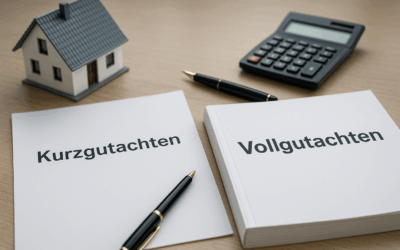 Kurzgutachten oder Vollgutachten: Was ist die richtige Wahl für Ihre Immobilie?