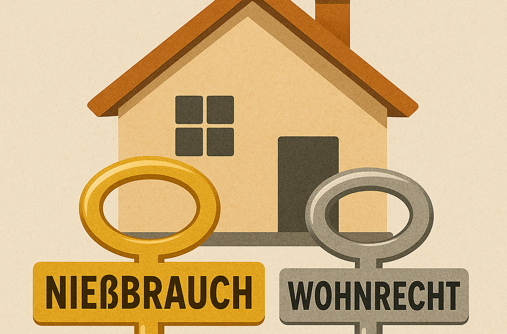 Nießbrauch vs. Wohnrecht: Was Immobilienbesitzer wissen müssen