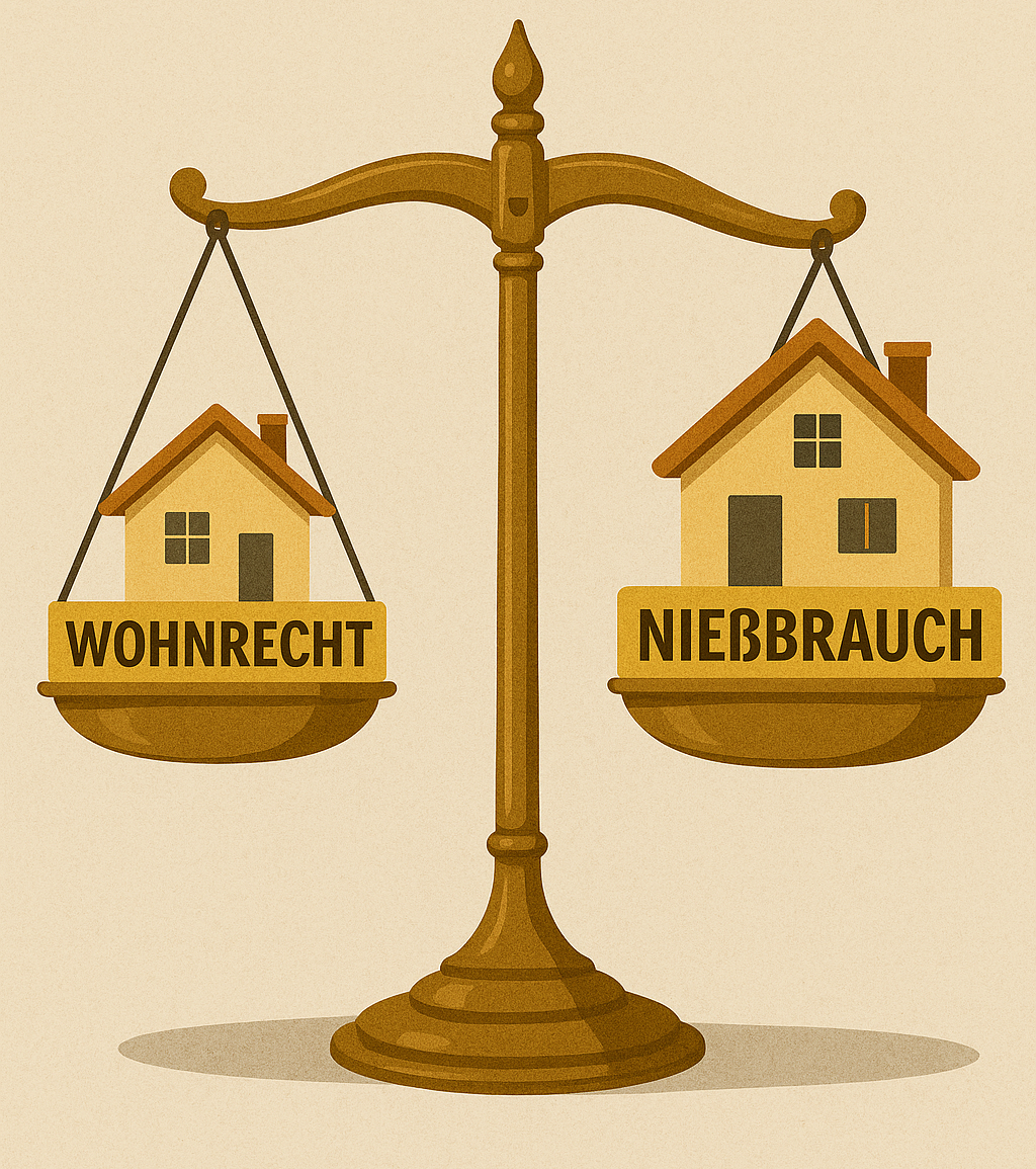 Unterschied Wohnrecht Niessbrauch